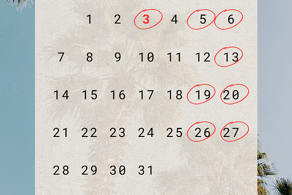 03 июля - День Независимости график работы